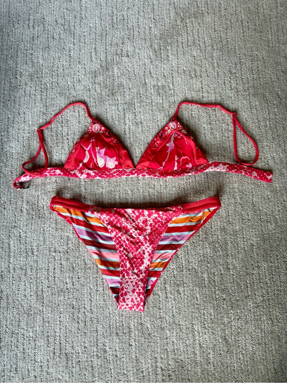 Maaji Women's Bikini Two-Piece Swim Set (top size small, bottom size medium)